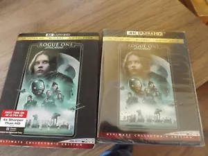 STAR WARS ROGUE ONE ULTIMATE COLL ED 4K ULTRA HD BLU RAY DVD DIGITAL MOVIE NEW - Picture 1 of 4