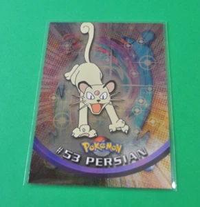 Pokemon Topps Holo #53 Persian TV Animation Edition Blau Logo Karte - Bild 1 von 6