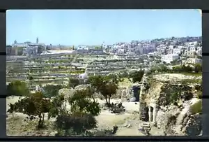 Postal de Israel A06 como nueva antes de 1930 Belén vista edición de Palestina P. Vester & Co - Imagen 1 de 2