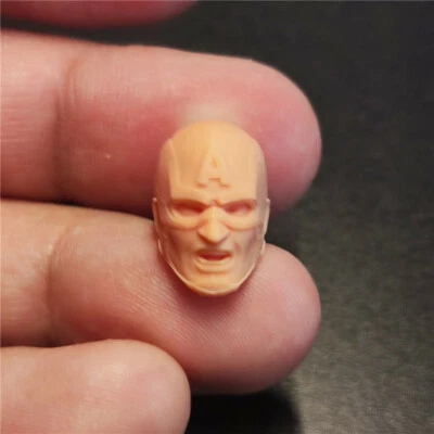 1:18 Steve Rogers Captain  Roaring Head Sculpt For 3.75" Male Figure Body - Image 1 of 4