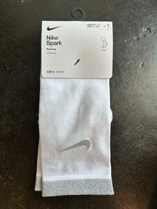 Calcetines acolchados Nike Spark para correr blancos para hombre 8-9,5/mujer 9,5-11 CU7200-100 - Imagen 1 de 4