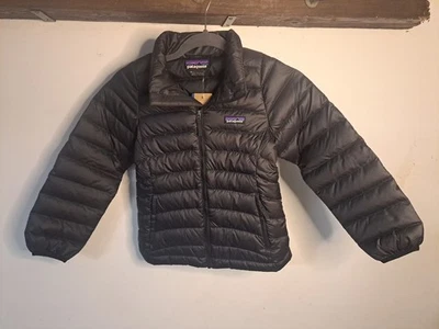 Chaqueta Suéter Patagonia Niñas Cremallera Completa Negra 5-6 Nueva con Etiquetas Foto 1 de 4