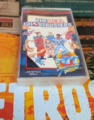 The Real Ghostbusters (1989) Commodore 64 (Box, Tape, Manual) works 8-bit - Bild 1 von 3