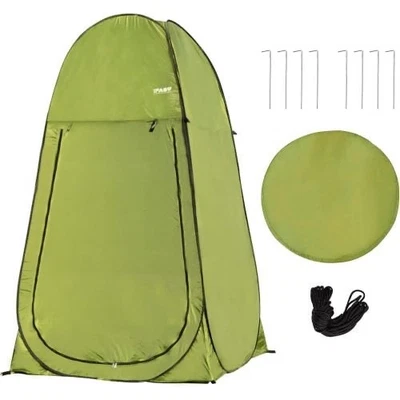 Tienda portátil de privacidad emergente al aire libre camping ducha inodoro vestuario OLIVE G Foto 1 de 4