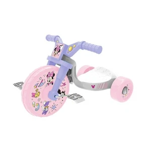 MINNIE MOUSE 10" FLY WHEEL KIDS' TRICYCLE WITH ELECTRONIC SOUND - PINK/PURPLE - Bild 1 von 4