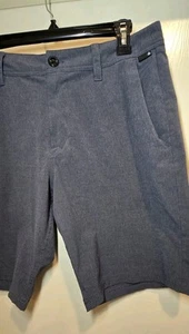 Volcom Men's 31 Stretch Blue Gray Shorts Inseam 10" Lightweigh - Picture 1 of 13