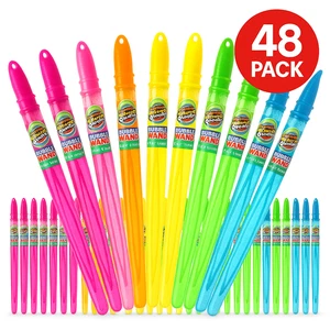 48x Kinder Bubble Schwerter 34cm Riesen Stab Outdoor Party Spielzeug Sommer Spaß Paket - Bild 1 von 11