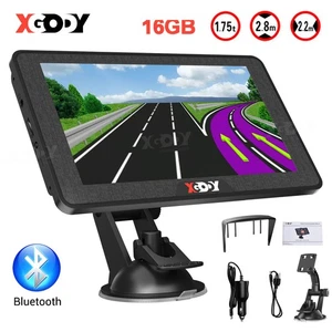 XGODY 7 Zoll BT LKW GPS Navi Navigationsgerät mit DE Europa Karten 16G+256MB POI - Bild 1 von 15