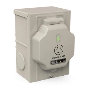 50A 125/250V Power Inlet Box - Picture 1 of 7