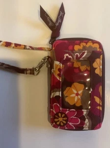 Very Gently Used~ Vera Bradley Carnaby Carry It All Wristlet - Picture 1 of 12