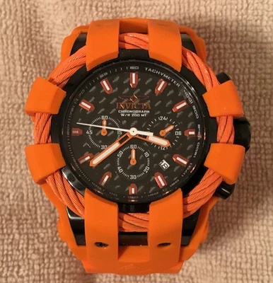 Reloj cronógrafo deportivo Invicta Bolt para hombre - naranja/negro/ 23872 Foto 1 de 4