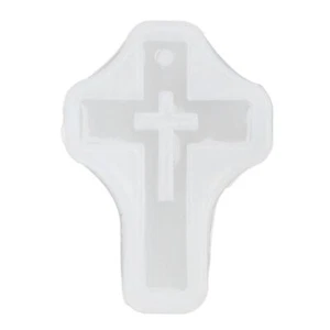 10Pcs Silicone Cross Mold High Elasticity Easy Releasing Pendant Casting Mol FER - Picture 1 of 23