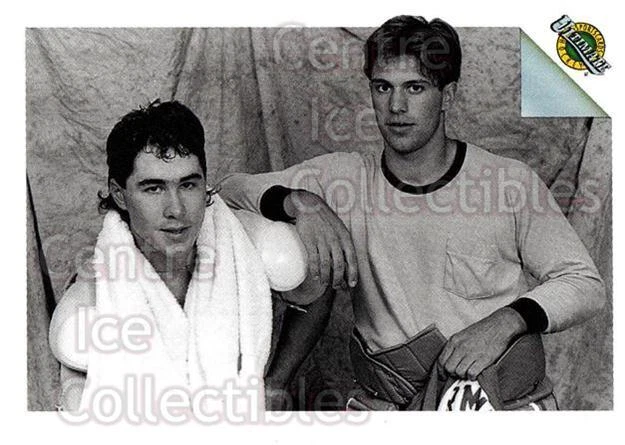 1991 Ultimate Draft French #80 Scott Niedermayer, Pat Falloon - Image 1 of 1