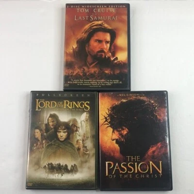DVD фильм Страсти Христа, Властелин колец, последний самурай - Изображение 1 из 4