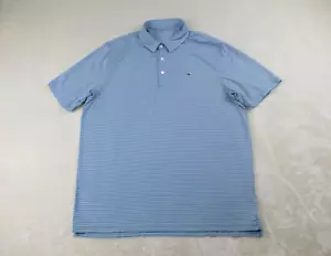 Vineyard Vines Poloshirt Herren Extra Large Blau Gestreift Wal Preppy Freizeit* - Bild 1 von 9