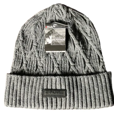 Gorro boreal tejido puño talla única Pajar para mujer. Brezo gris oscuro. Foto 1 de 4