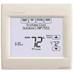 Visionpro 8000 7-Day Programmable or Non-Programmable Thermostat with Redlink Wh - Picture 1 of 1