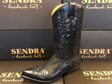 Sendra Boots Style 3241 Black Leather Western Cowboy Boots