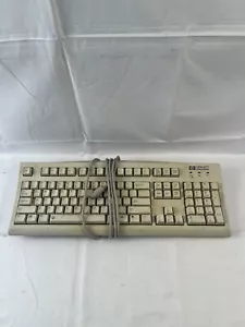 Vintage Hewlett Packard HP SK-2502 Beige PS/2 Port QWERTY Keyboard - (UNTESTED) - Picture 1 of 6