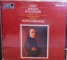 CD - Liszt - Sonata in B Minor - Alfred Brendel - W. Germany - Blue Face Label