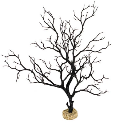 UNDISCLOSED Black Manzanita Branch 22" Tall with Weighted Base (7817) - Current USA