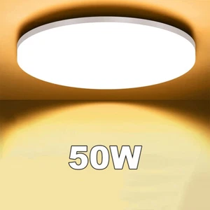 50W LED Deckenleuchte Ultraflach Wohnzimmer Panel Deckenlampe Schlafzimmer Flur - Imagen 1 de 12