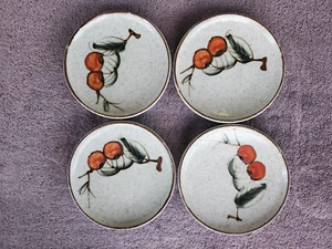 "Juego de 4 platos de ensalada moteados de caqui Otagiri 7,75"" OTA20" - Imagen 1 de 3