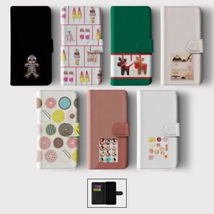 CASE FOR IPHONE 16 16E 15 14 12 12 SE PRO WALLET FLIP PHONE COVER COOKIES SWEETS - Picture 1 of 9