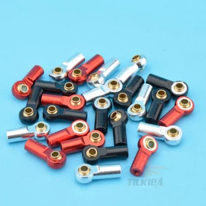 10 piezas M3 Soporte de cabeza de bola con extremo de varilla de metal M3 Extremo de caña de amarre para auto de radiocontrol SCX10 D90 1/10 - Imagen 1 de 6