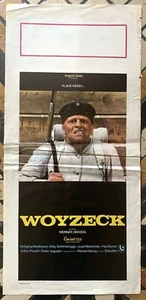VINTAGE ORIGINAL ITALIENISCHER SPIELZETTEL FILM WOYZECK WERNER HERZOG KLAUS KINSKI - Bild 1 von 1