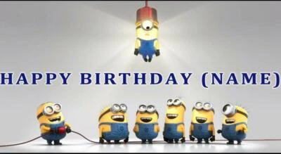 Happy Birthday Banner 180cm x 60cm , Personalized Banner  - Image 1 of 2