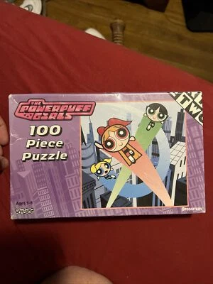 ¡Completo! Puzzle de 100 piezas Powerpuff Girls Cartoon Network Bed Time Story Bunny Foto 1 de 4