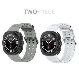 2Pack Sport Breathable Silicone Band Strap For Samsung Galaxy Watch 7 Ultra 47mm - Picture 1 of 113