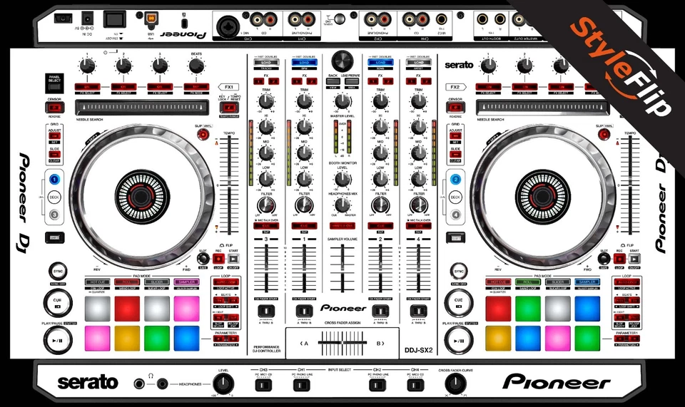 Pioneer DDJ-SX2 Skin | Color White | Protective Decal | StyleFlip