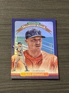 2020 Panini Donruss Diamond Kings Season Stat Line /400 Alex Bregman #20 - Picture 1 of 2