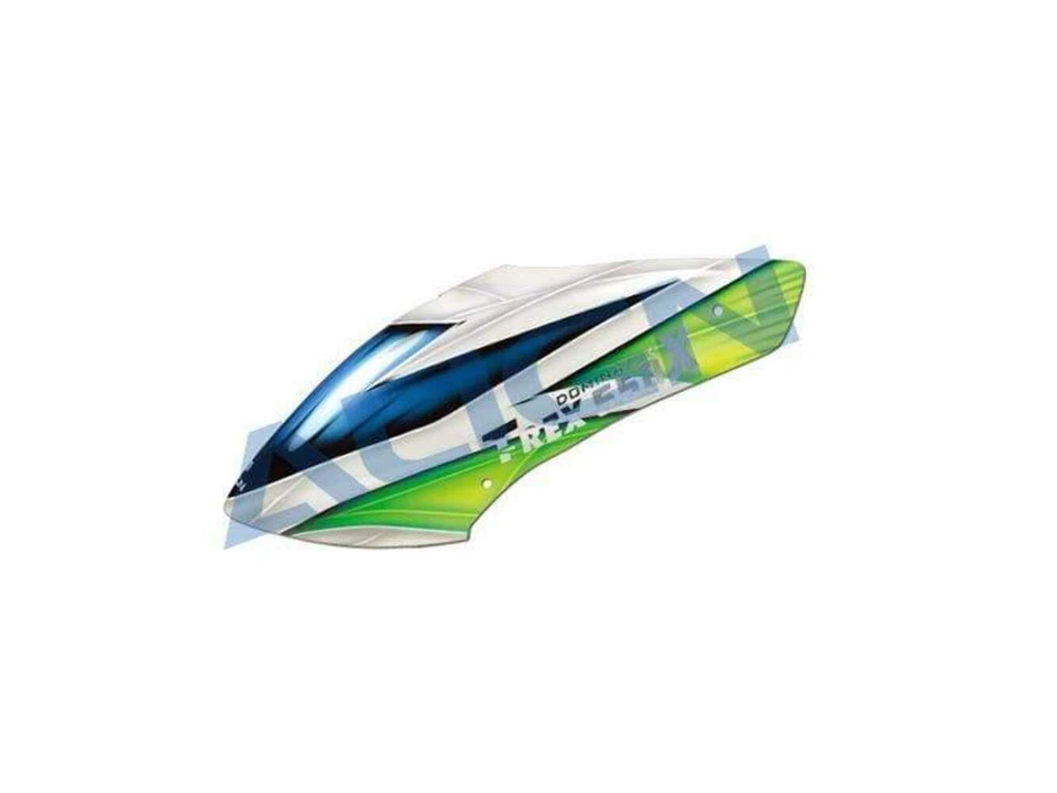 Align T-Rex 550X White/Green Fiberglass Painted Canopy - Image 1 of 1