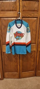 Rare Vintage IHL Detroit Vipers Jersey, Bauer size L - Picture 1 of 6