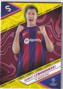 Topps UCL Super-Stars 23/24 Nr. 46 Robert Lewandowski Yellow Parallel - Picture 1 of 2