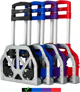 Carro de mano plegable portátil de aluminio FCH 165 libras de capacidad manual - Imagen 1 de 13