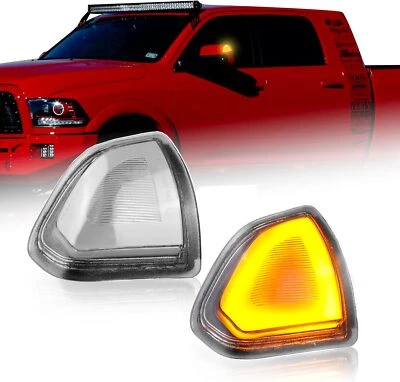 2x Led Side Mirror Turn Signal Lights tow lamp for dodge ram 1500 2500 3500-5500 - Изображение 1 из 4
