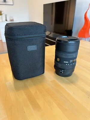 Lente zoom ultra ancho Sigma 8-16 mm f/4,5-5,6 DC HSM para Canon EF-S - ¡Excelente! Foto 1 de 4