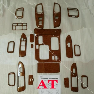 Kit de molduras decorativas interiores de grano de madera para Land Cruiser LC/FJ100 AT 4500 4700 2003-2007 - Imagen 1 de 1
