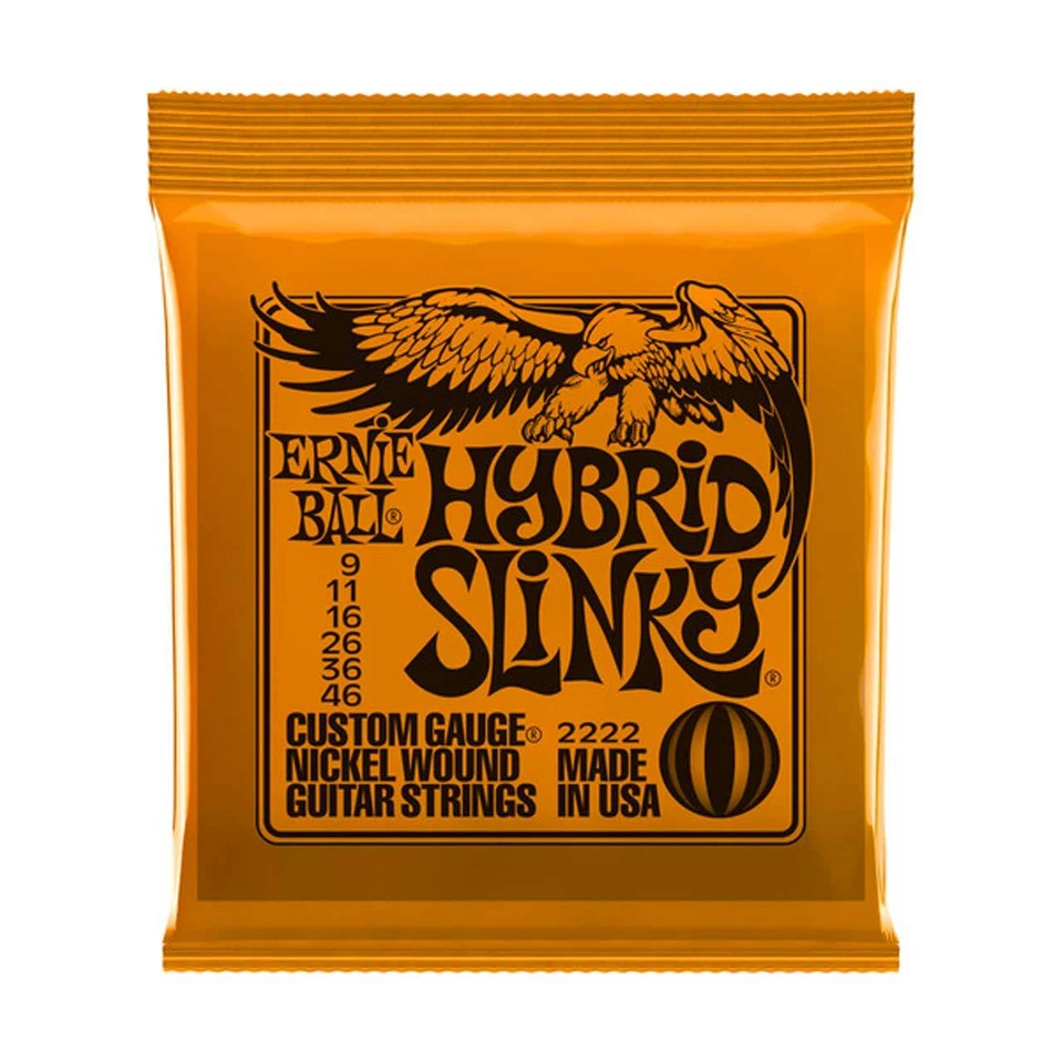 Струны для электрогитары Ernie Ball Hybrid Slinky, 9-46 - Изображение 1 из 1