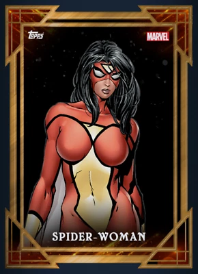 Spider-Woman Heroines Die-Cut Gold - Topps Marvel Collect Digital card - Image 1 of 4