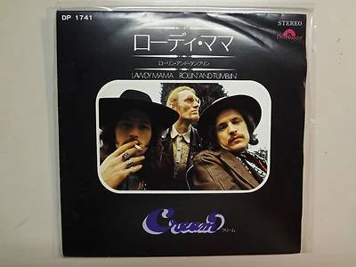 CREAM: Lawdy Mama 2:47- Rollin' And Tumblin'-Japan 7" Polydor DP 1741 Stereo PSL - Image 1 of 4
