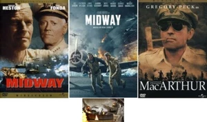 Midway Original, Midway Remake, & MacArthur (3 DVD SET Widescreen) NEW - Picture 1 of 5