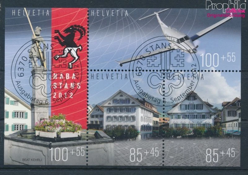 Sello Suiza bloque49 (emisión completa) usado/cancelado 2012 fino (10194124 Foto 1 de 1