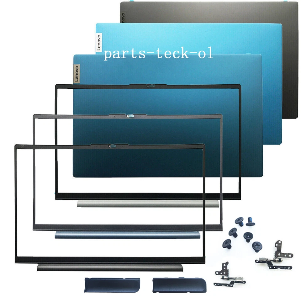 NEW LCD BACK COVER/BEZEL/HINGES FOR LENOVO IDEAPAD 5 15ITL05 15ARE05 15IIL05 US - Image 1 of 4