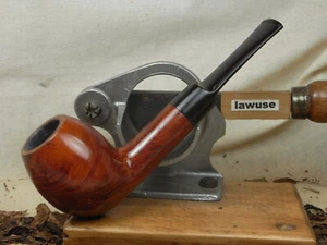 Bruyere Pfeife OLDENKOTT RED AND BLACK 2555,Kautschuk-Mundst. ,9mm RARITÄT!! - Bild 1 von 12