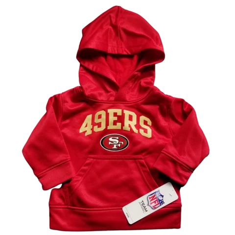 NFL San Francisco 49ers baby hoodie sweater red color 12 mounth Cover
